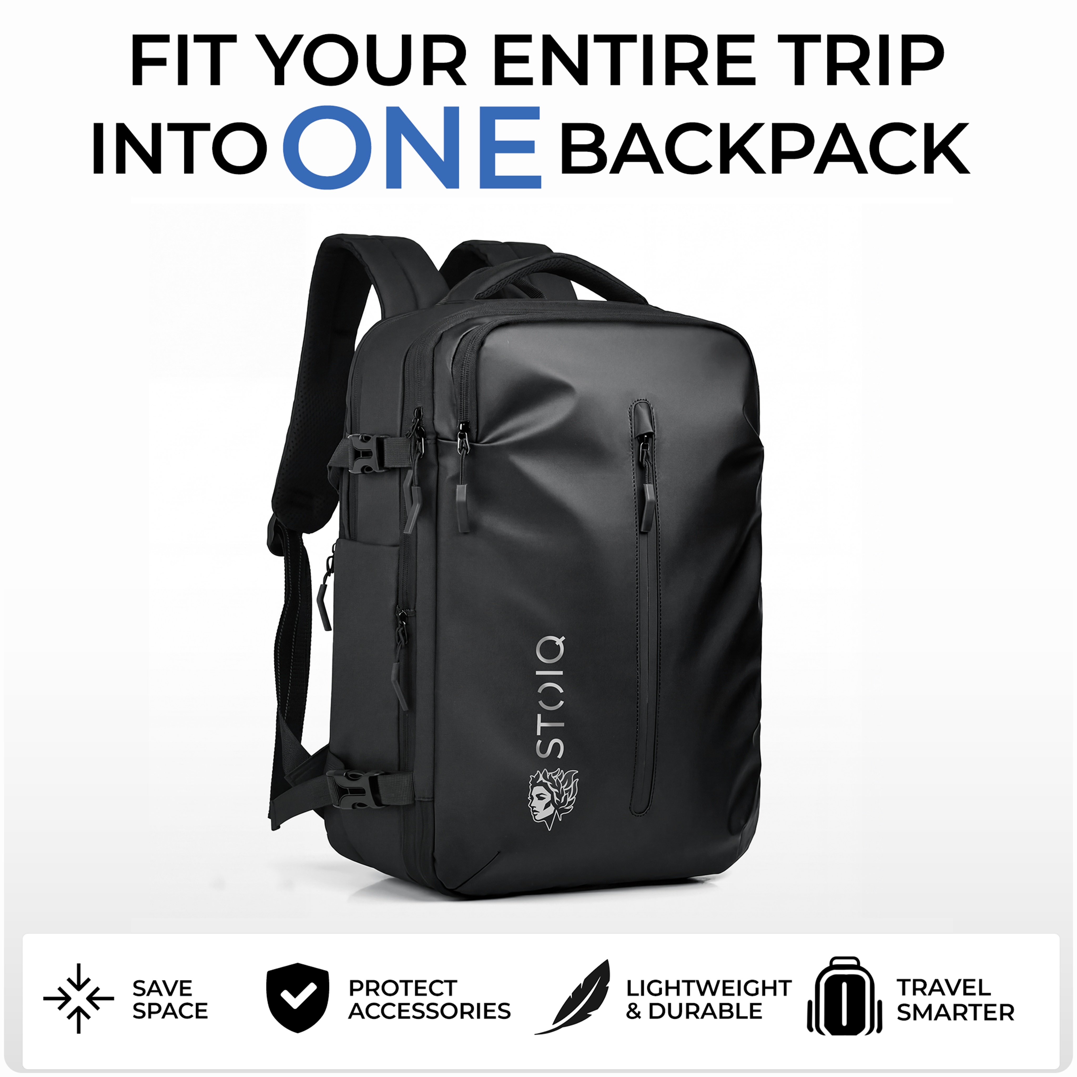 Stoiq Carry-On Bundle - travel packing system for carry-on only trips