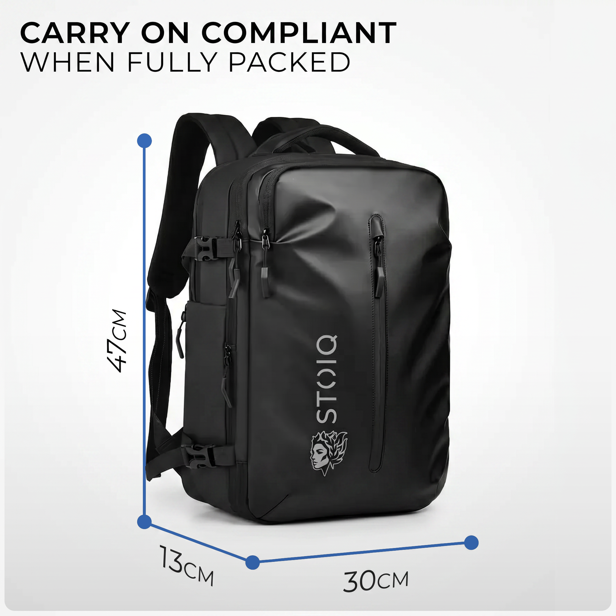 Stoiq Carry-On Bundle product shot - complete carry-on packing set